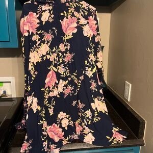 Free People Xl midnight combo mini dress NWT